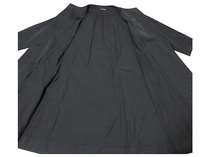 Autre Marque Y's for living Abrigo largo sin cuello Negro - vista 6