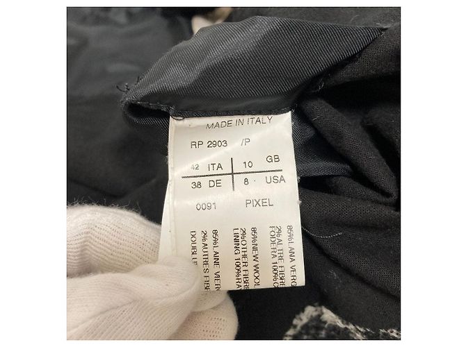 Abrigo de lana drapeada Rick Owens Negro - vista 10