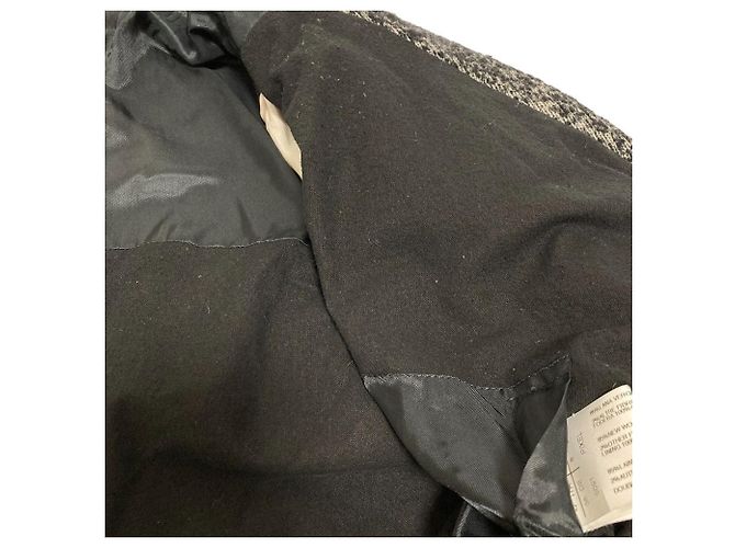 Abrigo de lana drapeada Rick Owens Negro - vista 14