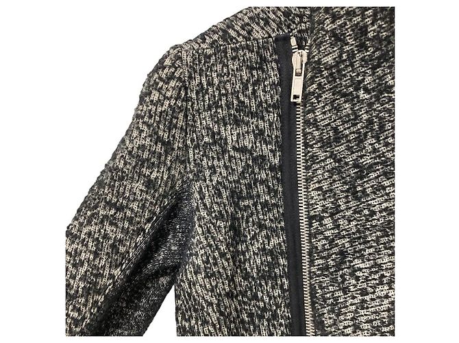 Abrigo de lana drapeada Rick Owens Negro - vista 8