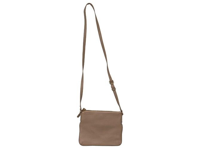 Bolsa de ombro em couro Kate Spade Bege - vista 2