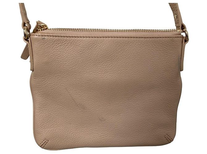 Bolsa de ombro em couro Kate Spade Bege - vista 4