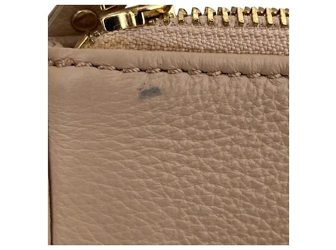 Bolsa de ombro em couro Kate Spade Bege - vista 8