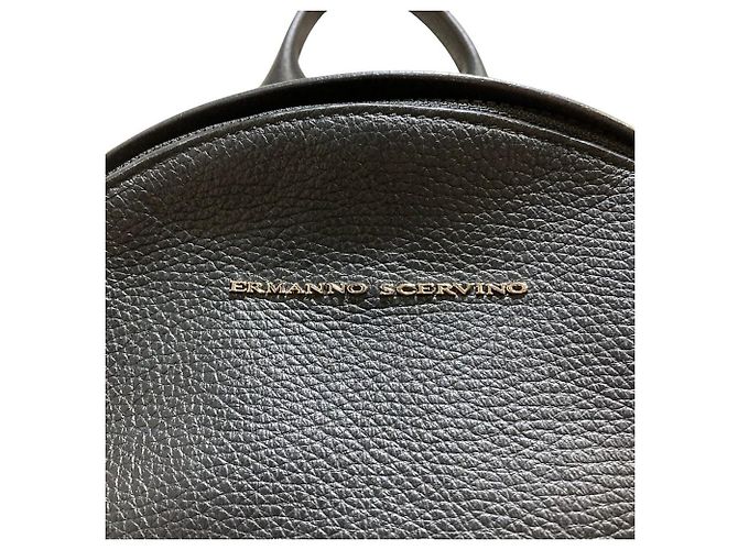 Autre Marque Zaino in pelle Ermanno Scervino Nero - vista 2