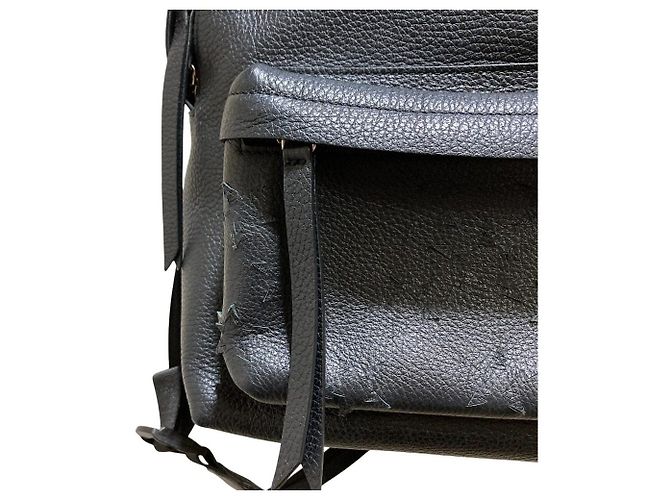 Autre Marque Zaino in pelle Ermanno Scervino Nero - vista 3