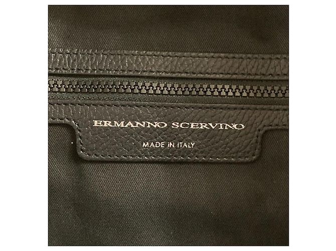 Autre Marque Zaino in pelle Ermanno Scervino Nero - vista 6