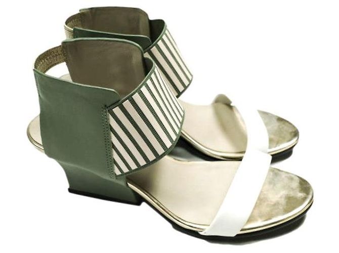 Autre Marque Sandali in pelle Raiko UNITED NUDE Marrone - vista 3