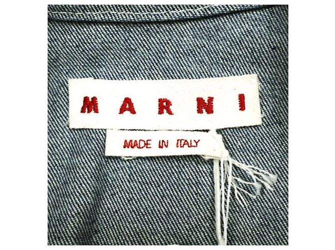 Camicia in denim Marni CAJD0601QS USCU83 Blu - vista 5