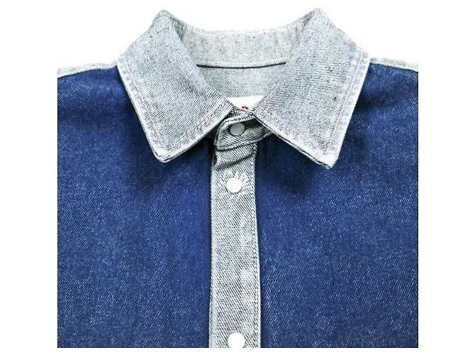 Camicia in denim Marni CAJD0601QS USCU83 Blu - vista 6