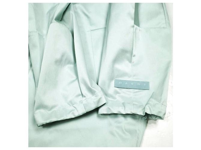 Marni JKMA0288A0 UTP749WR Capospalla in misto cotone Blu - vista 7