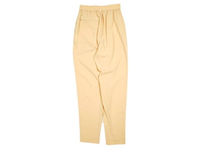 Autre Marque HYKE STRETCH TAPERED PANTS Polyesterhose Beige Roh - Ansicht 2