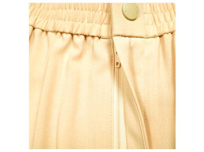 Autre Marque HYKE STRETCH TAPERED PANTS Polyesterhose Beige Roh - Ansicht 5