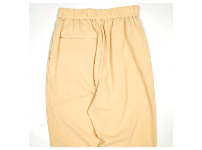 Autre Marque HYKE STRETCH TAPERED PANTS Polyesterhose Beige Roh - Ansicht 6