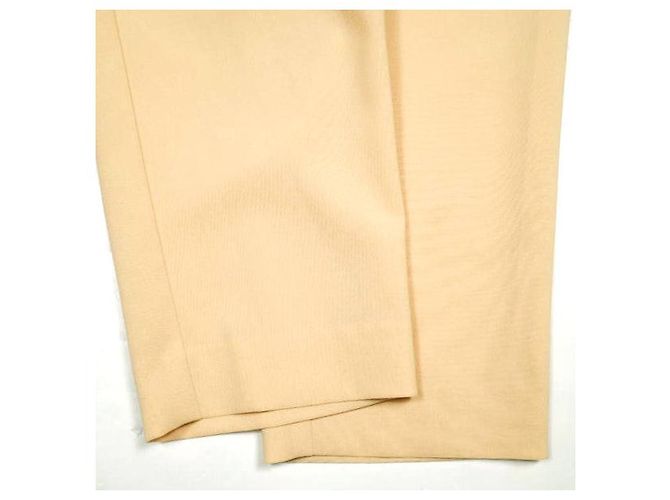 Autre Marque HYKE STRETCH TAPERED PANTS Polyesterhose Beige Roh - Ansicht 7