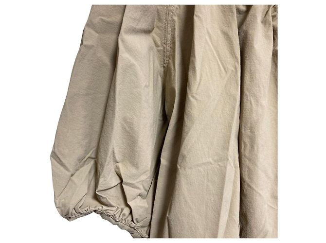 Autre Marque BED&BREAKFAST Pullover elasticizzato 2way con arricciature Beige - vista 3