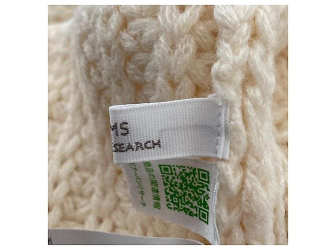 Autre Marque URBAN RESEARCH Chaleco de punto Aran Blanco Crudo - vista 6