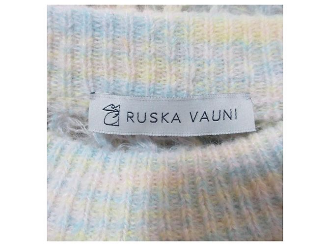 Autre Marque RUSKA VAUNI Pullover de algodón Low Gauge Azul - vista 6