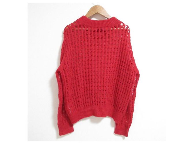 Autre Marque Pullover in maglia Low Gauge RUSKA VAUNI Rosso - vista 2