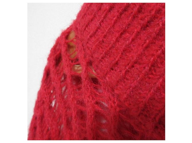 Autre Marque Pullover in maglia Low Gauge RUSKA VAUNI Rosso - vista 3