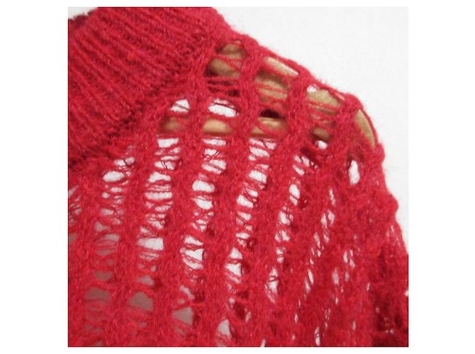 Autre Marque Pullover in maglia Low Gauge RUSKA VAUNI Rosso - vista 5