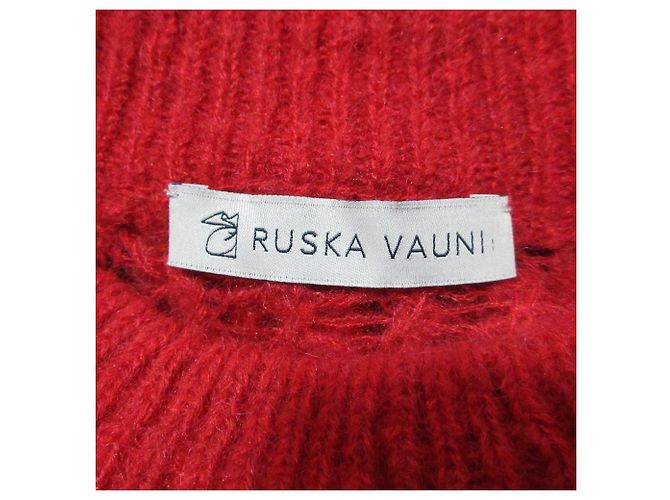Autre Marque Pullover in maglia Low Gauge RUSKA VAUNI Rosso - vista 6