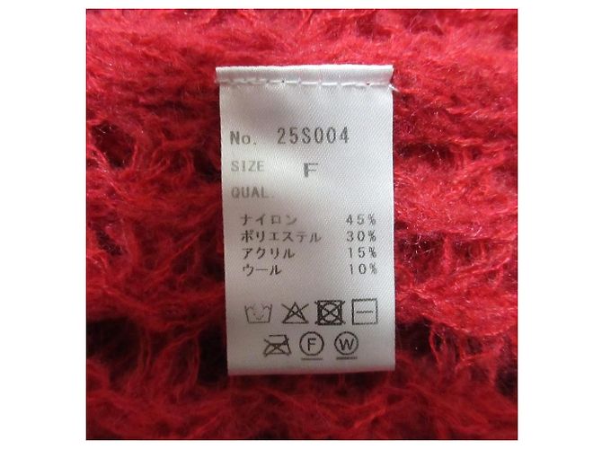 Autre Marque Pullover in maglia Low Gauge RUSKA VAUNI Rosso - vista 7