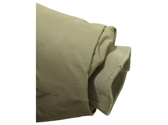 Autre Marque Abrigo de plumón con piel de mapache Woolrich Beige - vista 6