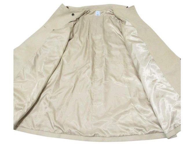 Autre Marque Kumikyoku Wool Double Breasted Long Coat Beige - view 5
