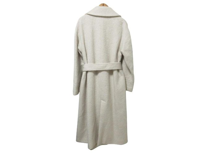Autre Marque Abrigo largo CELFORD de mezcla de mohair Blanco Crudo - vista 2