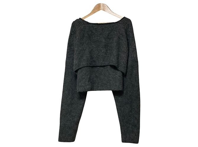 Autre Marque FRAY I.D Ensemble Knit Cardigan Castaño - vista 3