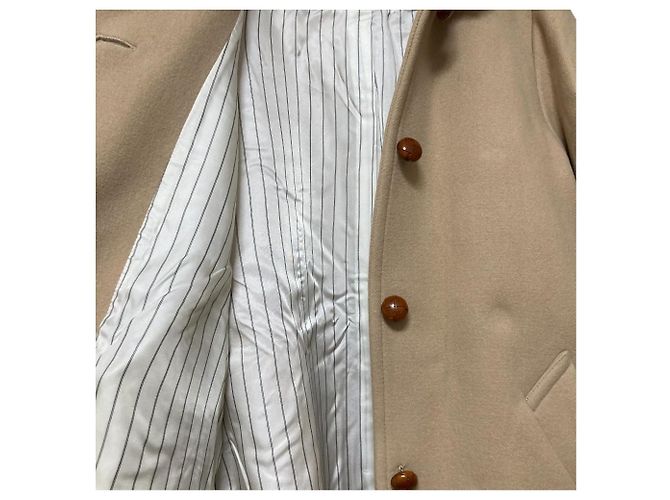 Autre Marque Cappotto in melton IENA Beige - vista 4