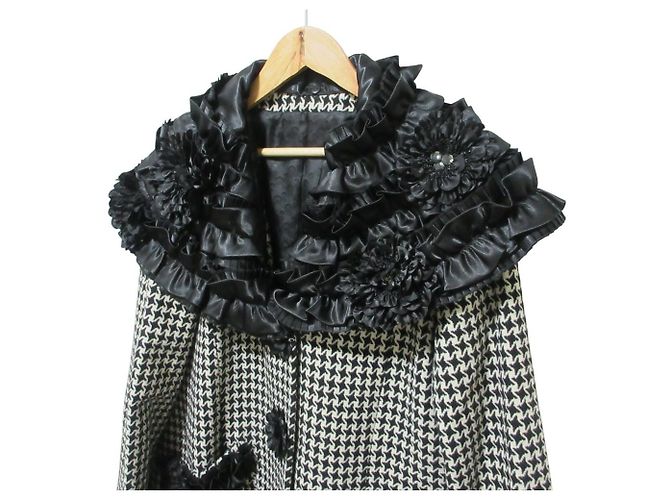 Autre Marque Abrigo de mezcla de lana NOKO OHNO Negro - vista 4