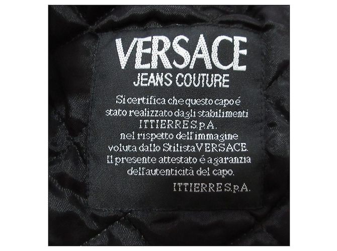 Versace Jeans Couture Veloursjacke Schwarz - Ansicht 8