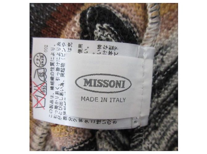 Autre Marque Missoni Chevron Strickpullover aus Woll-Mohair-Mischung Mehrfarben - Ansicht 11