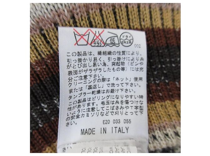 Autre Marque Missoni Chevron Strickpullover aus Woll-Mohair-Mischung Mehrfarben - Ansicht 9