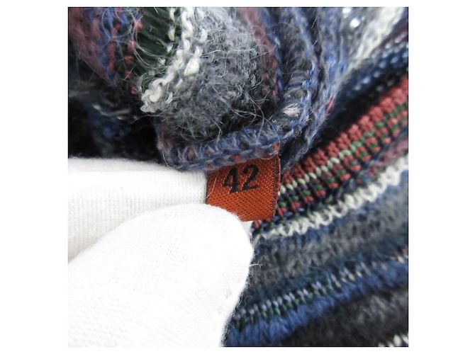 Autre Marque Missoni Strickpullover aus Woll-Mohair-Mischung Mehrfarben - Ansicht 7