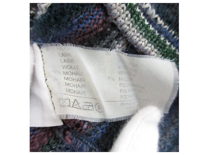 Autre Marque Missoni Strickpullover aus Woll-Mohair-Mischung Mehrfarben - Ansicht 9