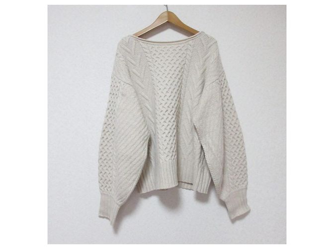 Autre Marque CURRENTAGE Cable Knit Sweater Wool - view 2