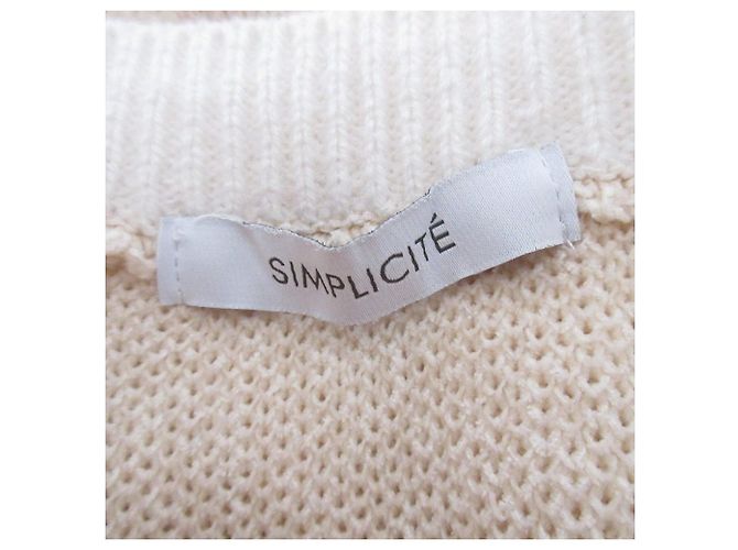 Autre Marque Simplicite Chenille-Pullover Beige - Ansicht 6