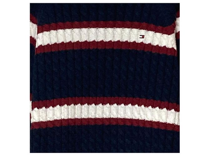 Autre Marque Camisola de malha Mini Cable em algodão Tommy Hilfiger Azul Azul marinho - vista 2