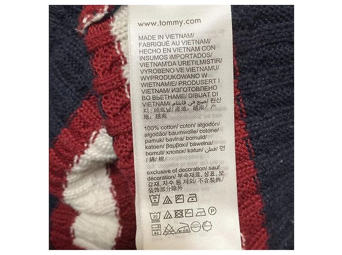 Autre Marque Camisola de malha Mini Cable em algodão Tommy Hilfiger Azul Azul marinho - vista 5