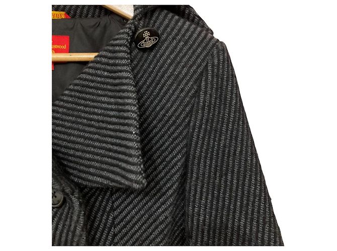 Abrigo Peacoat de lana Vivienne Westwood Multicolor - vista 3