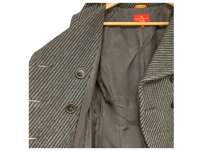 Abrigo Peacoat de lana Vivienne Westwood Multicolor - vista 4