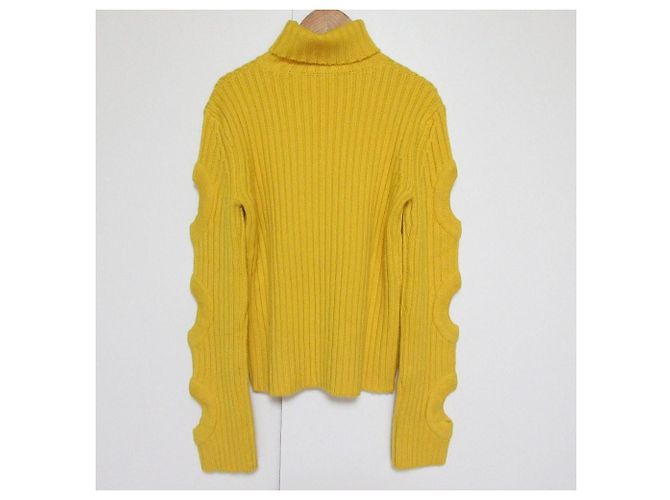 Autre Marque JW Anderson Strickpullover mit Cut-Outs Gelb - Ansicht 2