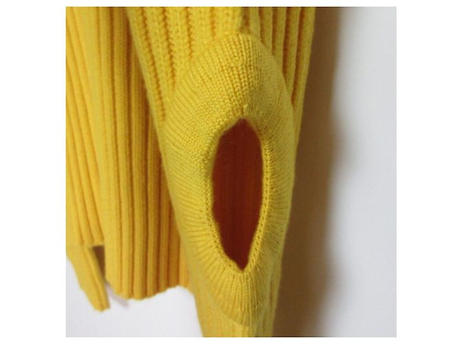 Autre Marque JW Anderson Strickpullover mit Cut-Outs Gelb - Ansicht 4