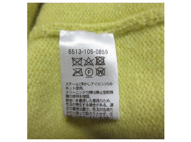 Autre Marque Drawer 7G Kaschmir-Rollkragenpullover Gelb - Ansicht 5