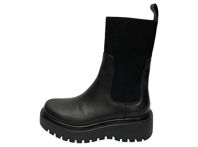 Autre Marque CORSO ROMA 9 Side Gore Rippstrick-Stiefel Schwarz - Ansicht 3