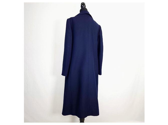 Max Mara Cappotto in Lana Blu Anni '60 Blu scuro - vista 2