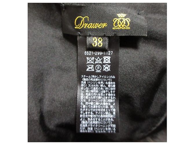 Autre Marque Chaleco de rayas de tweed y piel de zorro Drawer Blanco - vista 4