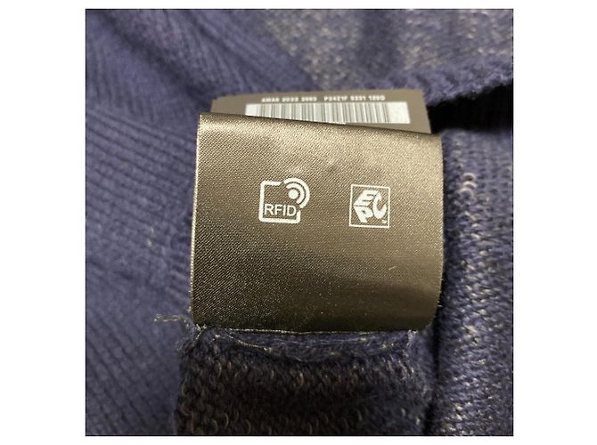Prada Pullover aus Wolle und Kaschmir Blau Marineblau - Ansicht 11